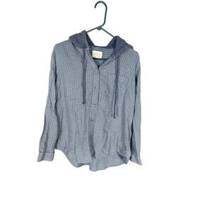 American Eagle Hooded flannel men's small